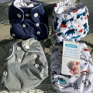 Thirsties Natural Newborn All In One